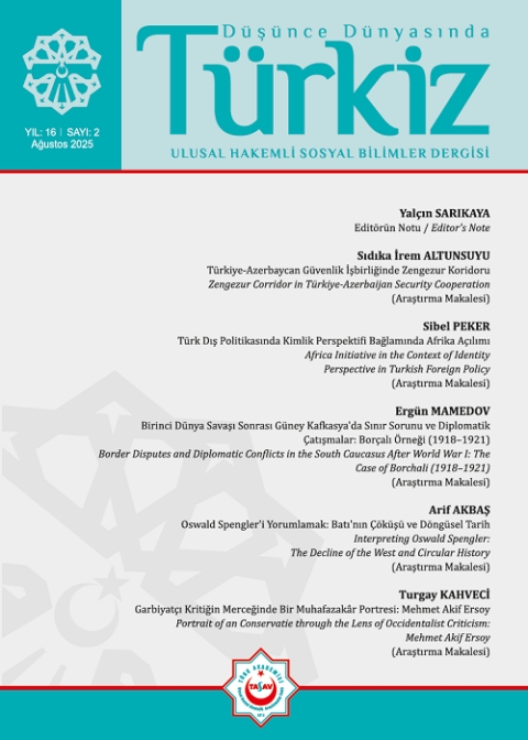 Cilt: 16, No: 3 (Aralık 2025)